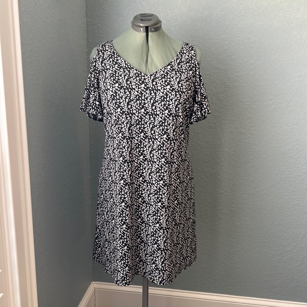 MSK cold shoulder dress
